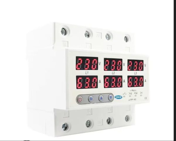 محافظ ولتاژ جریان سه فاز 63 آمپر JBH