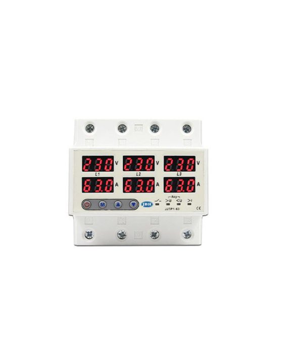 محافظ ولتاژ جریان سه فاز 63 آمپر JBH