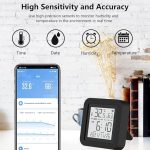 کنترلر هوشمند IR+ دما و رطوبت WiFi با نمایشگر هومینت