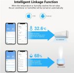 کنترلر هوشمند IR+ دما و رطوبت WiFi با نمایشگر هومینت