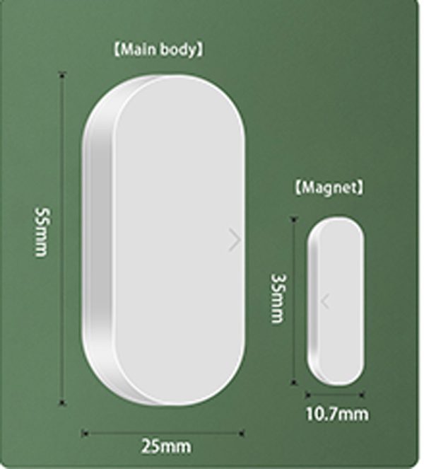 سنسور درب و پنجره هوشمند هومینت با اتصال Zigbee
