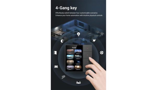 کلید هوشمند با مانیتور 3.5 اینچ هومینت
